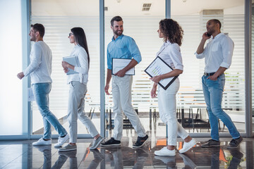 Canvas Print - Successful business team