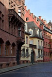 Fototapeta Uliczki - Franziskanerstraße in der Altstadt von Freiburg