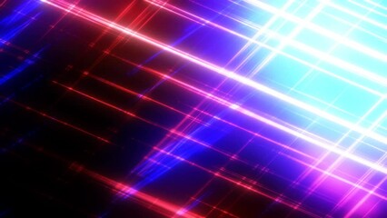 Poster - Abstract futuristic background flying energy hi-tech magic glowing bright lines