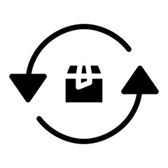 Sticker - Solid Package Box icon