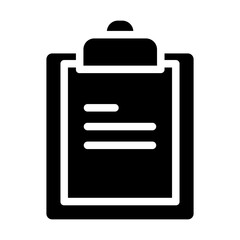 Poster - Solid Clipboard icon