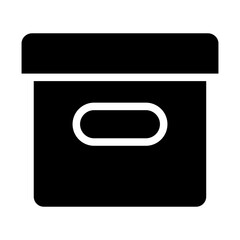 Poster - Solid Stack box icon