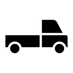 Wall Mural - Solid Truck icon