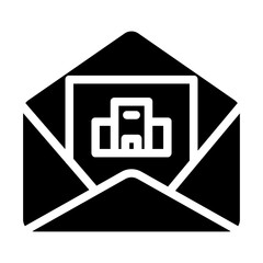 Sticker - Solid Hotel booking email icon