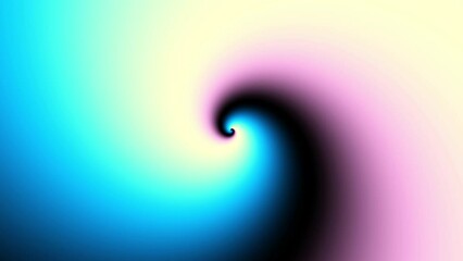 Aufkleber - Endless spinning futuristic Spiral. Seamless 4k looping footage. Abstract helix.