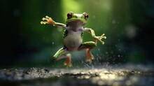 Jumping Frog Pose