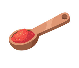 Poster - chili pepper powder on spoon