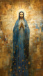 © Alexandre - nossa senhora aparecida textura abstrata