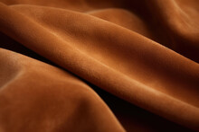 Closeup of the suede leather reveals a slight twotone effect, adding depth and dimension to the overall texture.