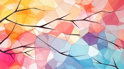 Wall Mural - abstract colorful background