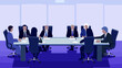 © DRN Studio - Concept vector illustration of business meeting.