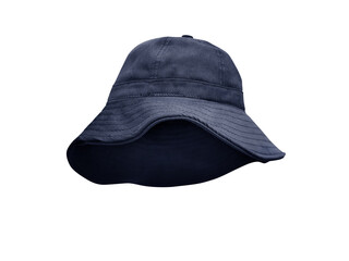 Canvas Print - blue bucket hat PNG transparent