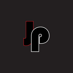 Poster - JP letter logo design