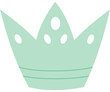 grüne Krone mit transparentem Hintergrund 