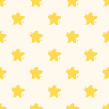 Star Seamless Pattern Background