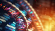 Scientific research figure of dna sequencing photorealism.  Wallpaper.