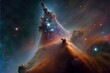Stars are forming in the gigantic dust pillar called the Cone Nebula Cones pillars and majestic flowing shapes abound in stellar nurseries where clouds of gas and dust are sculpted by energetic 