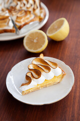 Wall Mural - Sweet and sour lemon meringue tart