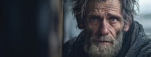 Homeless Man On A City Street