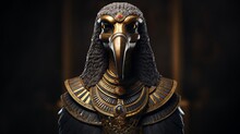 Horus - The Egyptian God Of Kingship.generative Ai
