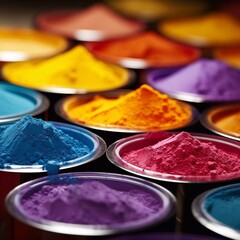 Powder coatings paint variations