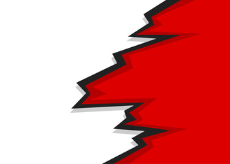 Poster - Abstract background with gradient jagged edge pattern and with some copy space area