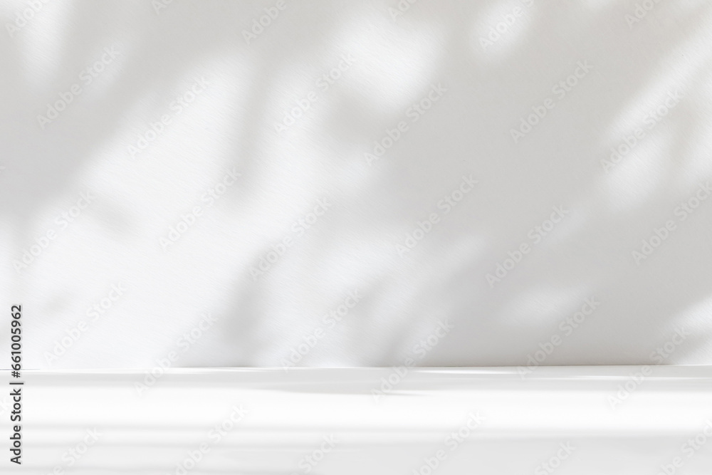 Abstract white studio background for product presentation. Empty room ...