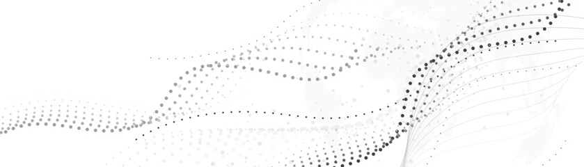 Fototapete - Background abstract halftone elements technology system data design concept. texture template design.