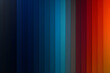 Vertical gradient stripes transition from dark to vibrant hues