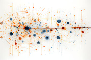 technic futuristic electonic network blockchain wallpaper with connecting communication digital data elements in background texture