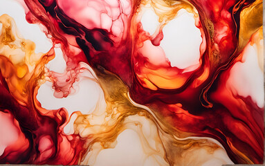 Wall Mural - Abstract liquid background in alcohol ink style