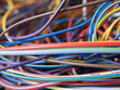 © Gennadi - Close-up of confused mixed multi-colored wires