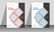 Modern simple and professional book cover design with 2 color variation.