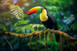 Fototapeta  - toucan on a branch