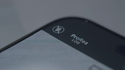 Poster - Close-up of icons on phone screen. Action. Software icons on phone screen. Stylish program icons on touchscreen phone