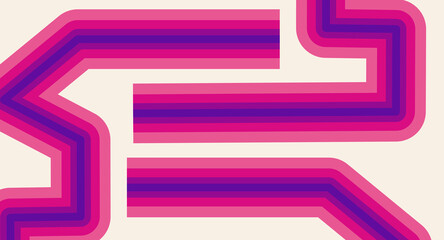 Wall Mural - Warm background design, with warm retro design
