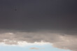 Plane Flying Through Rain Storm in Denver Coloradp