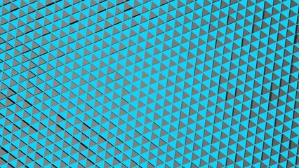 Poster - Dynamic triangles. Gray-blue animation background or intro screensaver.