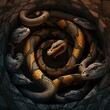 Snake Pit wallpaper illustration abstract 