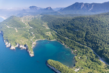 Wall Mural - Gideros bay view, Cide, Kastamonu, Turkey, also the most beautiful natural Bay of your Black Sea, dating from the Genoese