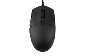 Poster - Computer mouse on a white background. Wired computer mouse close-up isolated on a white background.