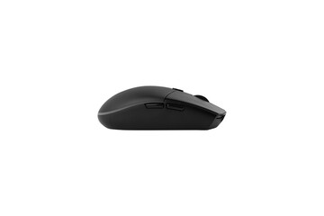 Poster - Computer mouse on a white background. Wireless computer mouse close-up isolated on a white background.