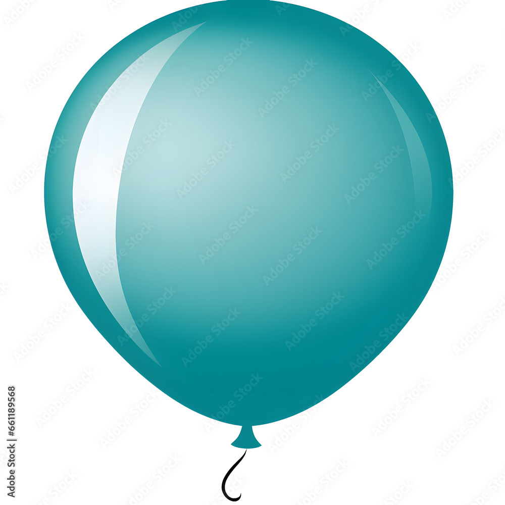 cartoon clipart of a single balloon in the color Teal birthday clipart cartoon clipart of a single balloon in the color Teal birthday clipart