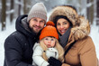 © Vodkaz - happy family on winter holidays