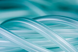 Fototapeta  - Oxygen tubing hose component for controlled delivery of medical-grade oxygen