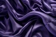 wrinkled fabric with violet and black colors, luxurious textured background. Generative AI