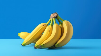 Canvas Print - bunch of yellow bananas