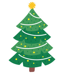 Poster - christmas tree decoration