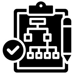 Poster - Planning Glyph Icon