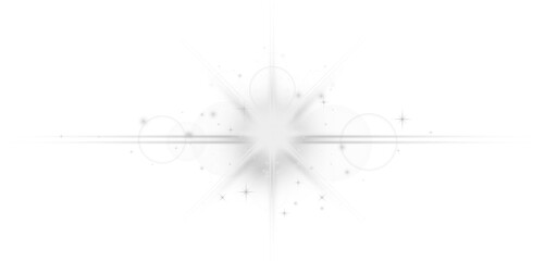 Wall Mural - sun rays lens flare element